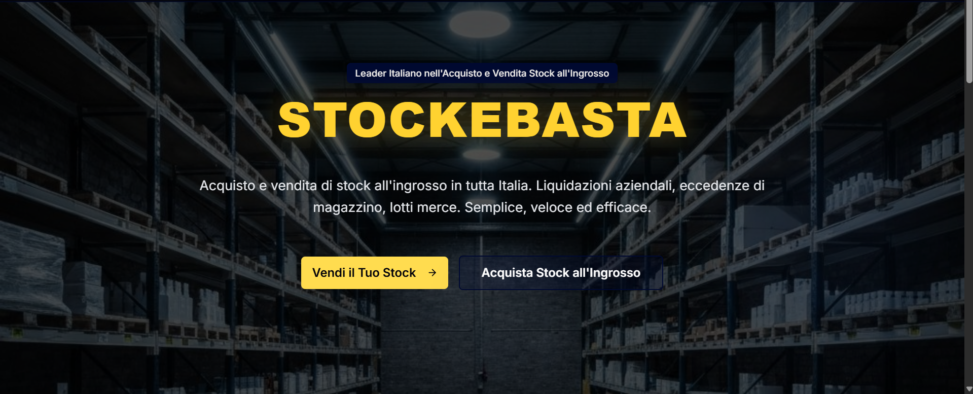 Diseño web de Stocke Basta creado por Neoweb - Tienda online de productos